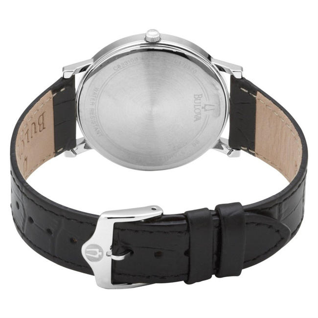 Men Classic Leather Strap Watch